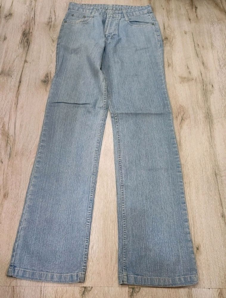 Blue Straight Fit Jeans For Women