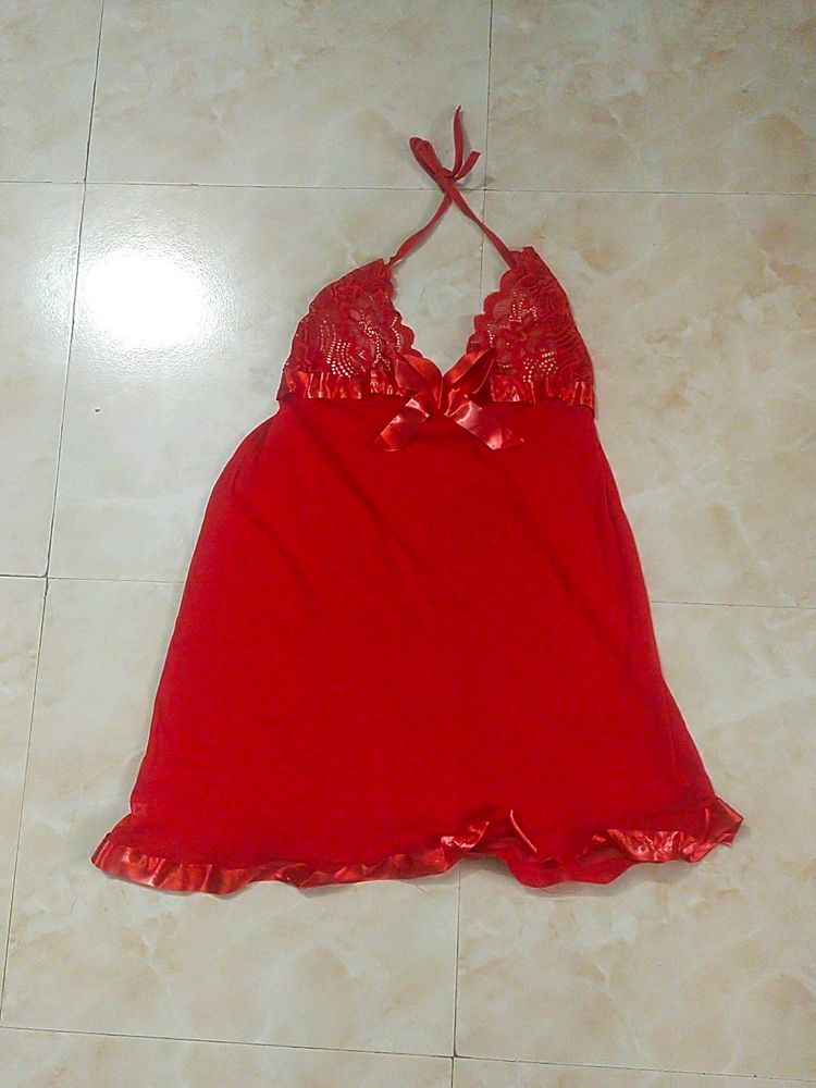 Shimmering Red Beach Top