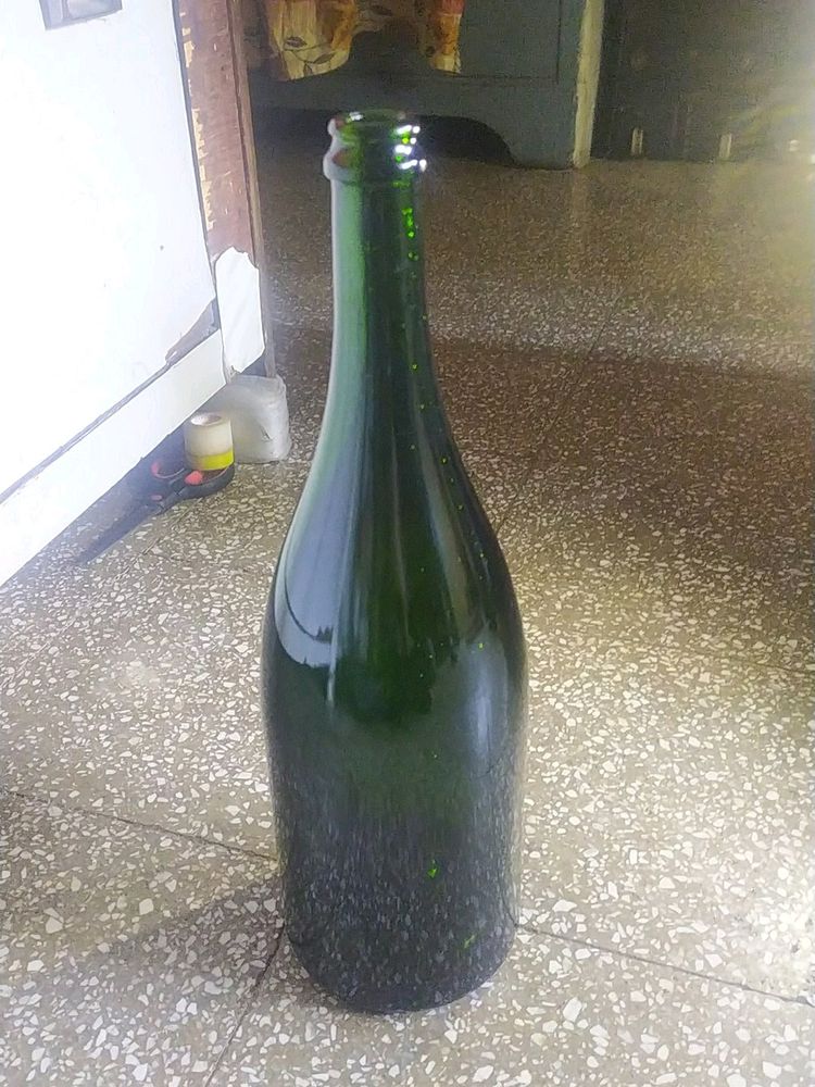 Wine Bottle Dark Green Colour