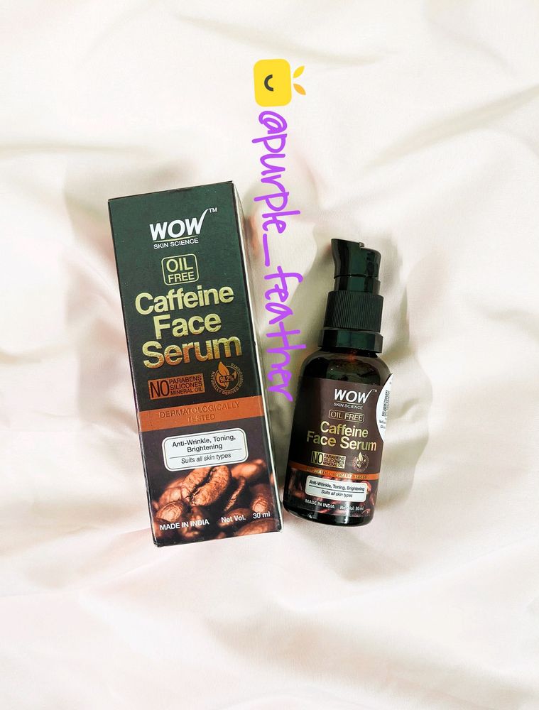 WOW Caffeine Face Serum