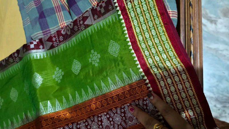 Bomkai Patta Fancy Saree