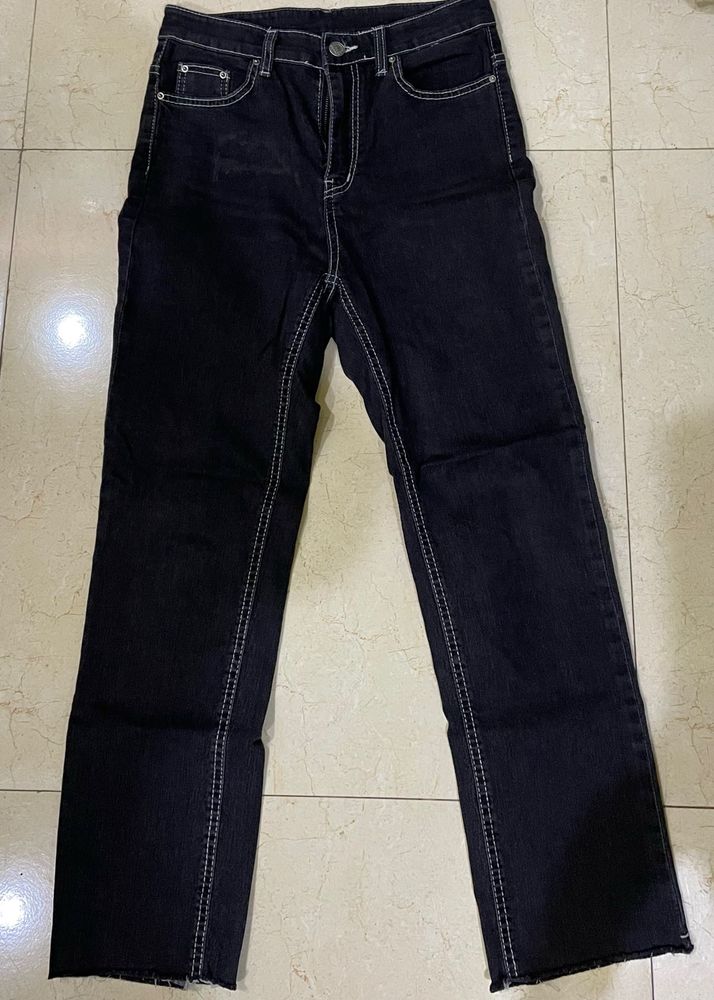 Raw Hem Jeans