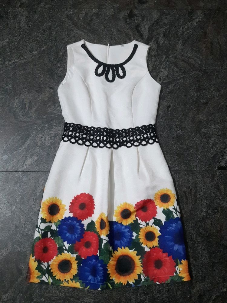 Floral Dress(white)