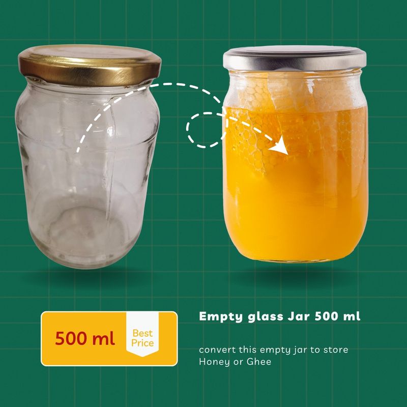 Empty Glass Jar | Khali Bottle