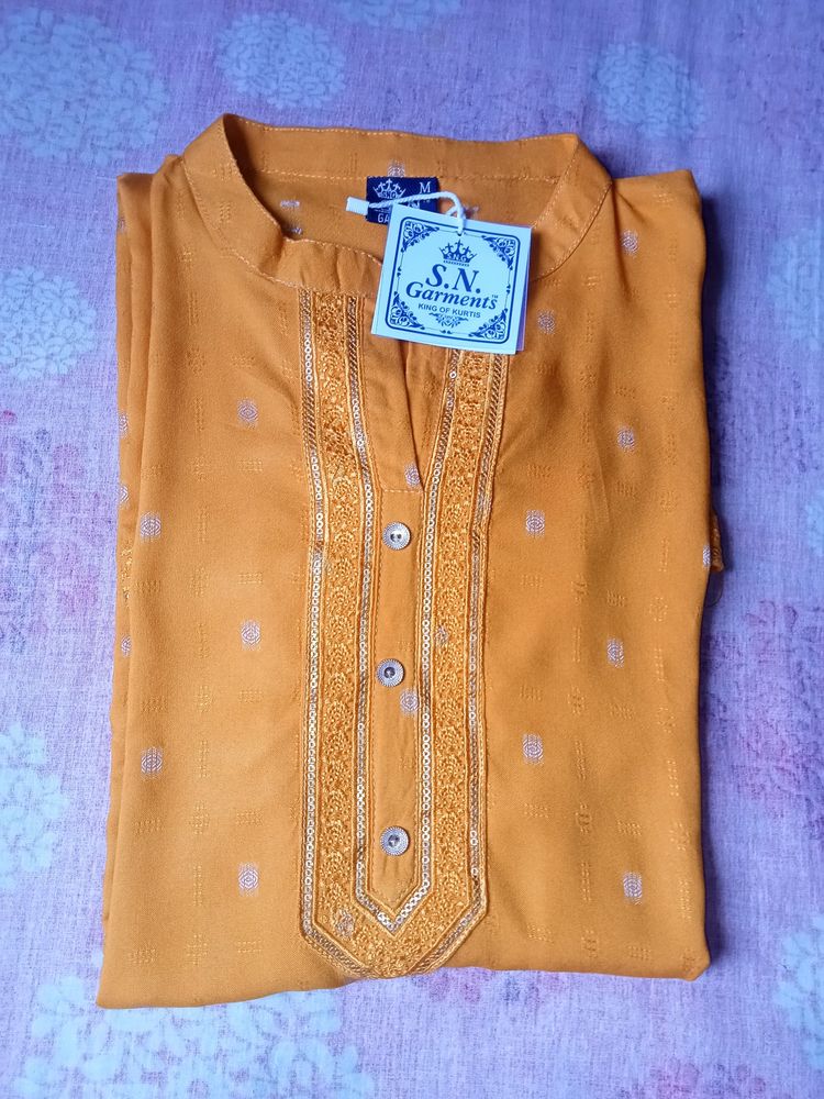 Yellow Kurta For Women