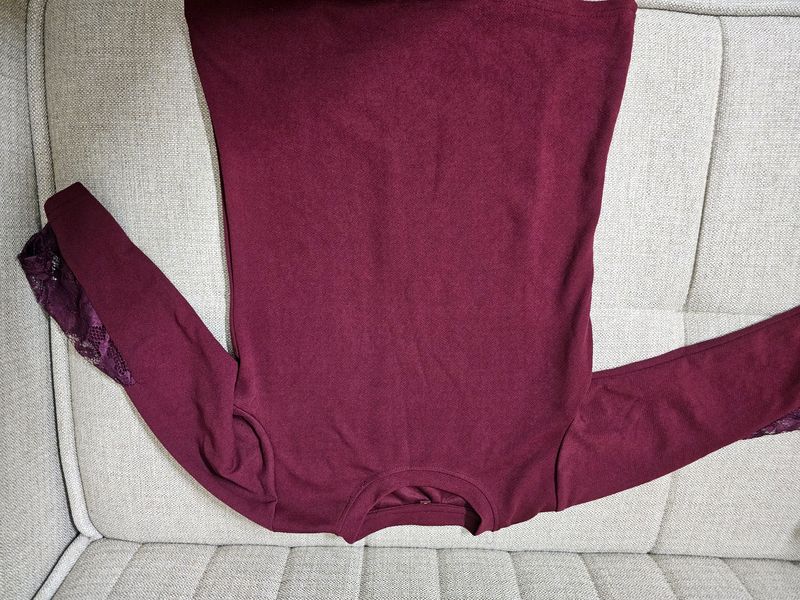 Maroon Stylish Top