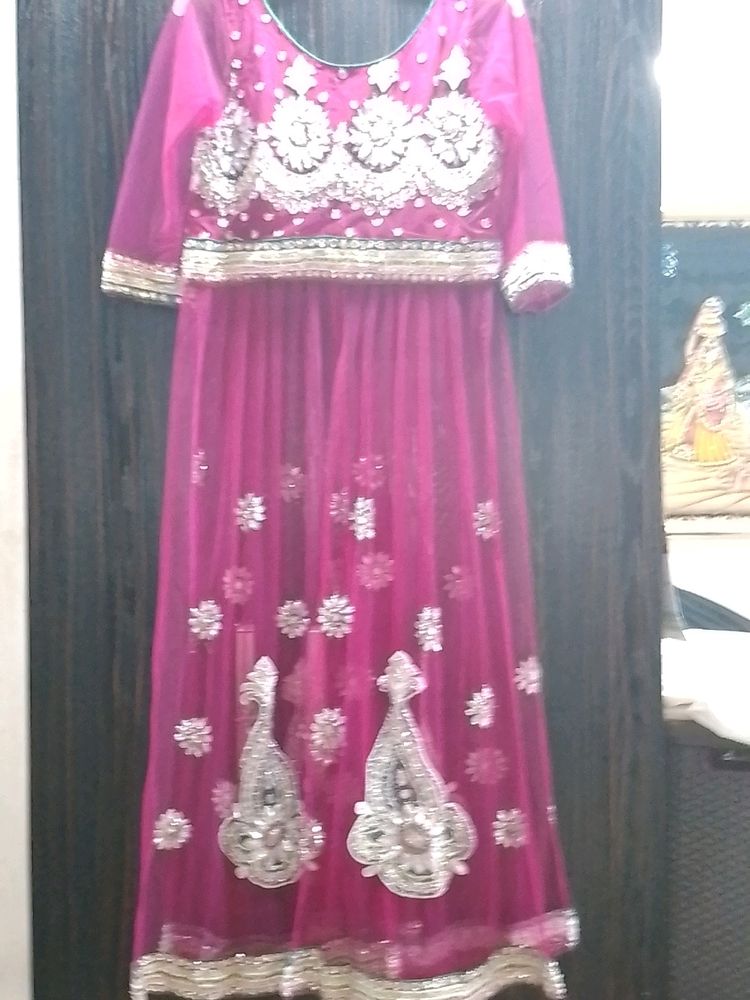 Long Slit Kurti Lehenga With Dupatta