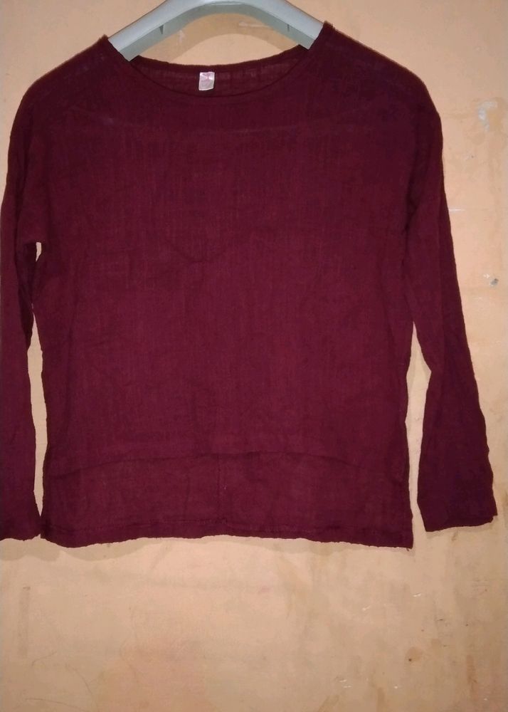 Maroon Top