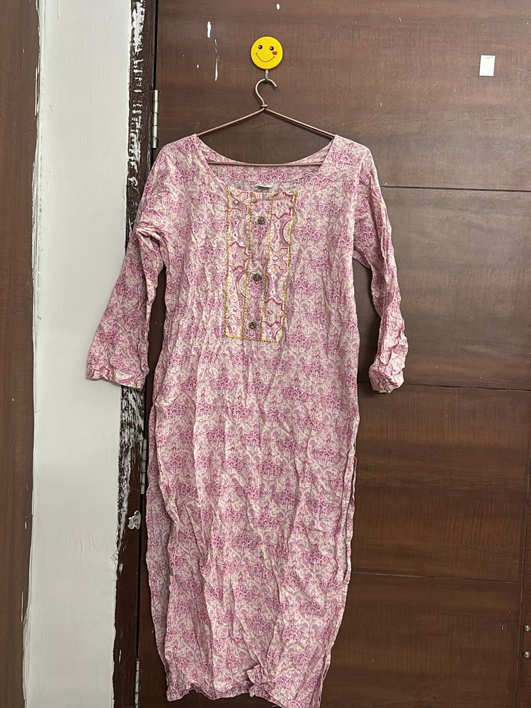 Pink Kurta Set