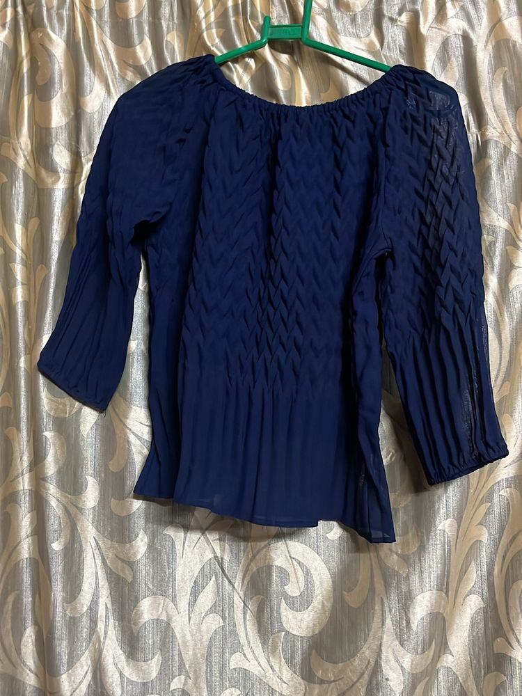 Blue Women Top