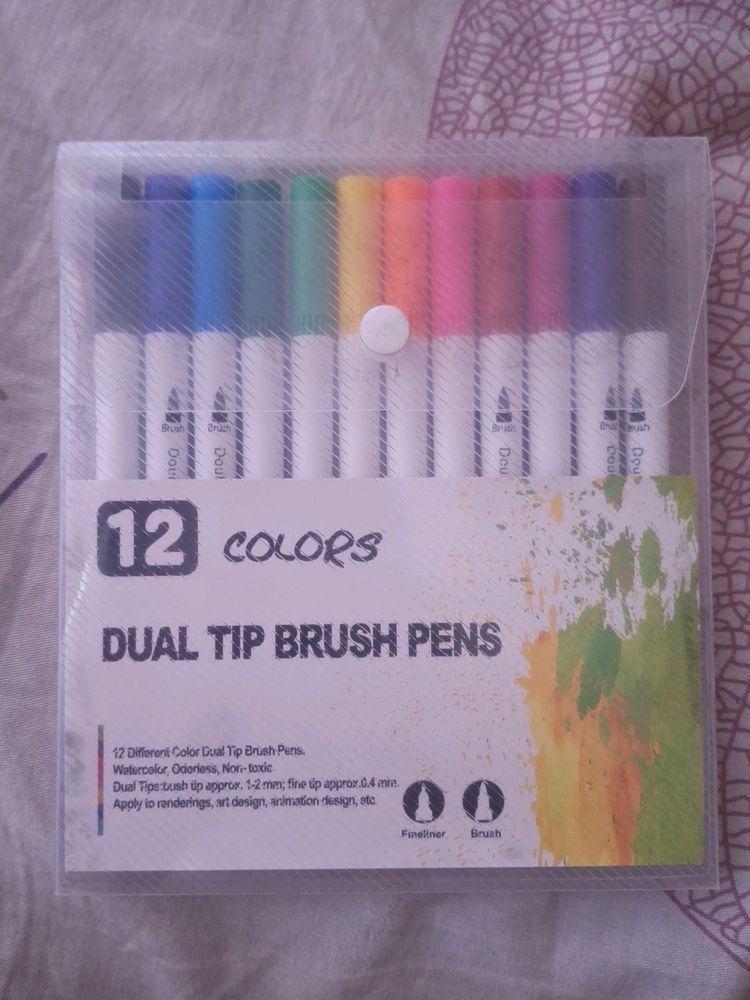 Dual Tip Bruah Pens