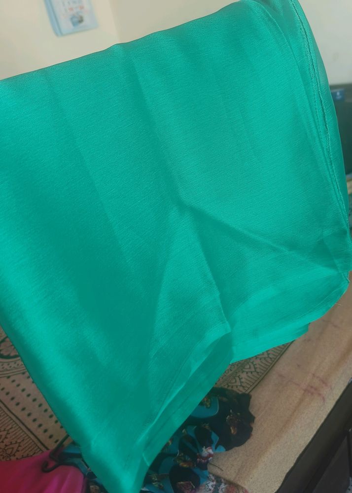 New Simple Green Saree