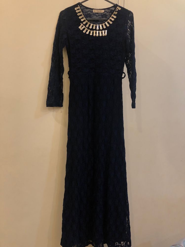 Navy Blue Bodycon Dress (Dubai Imported)