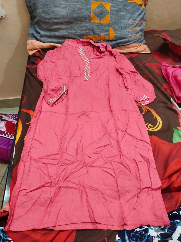 Pink Kurta