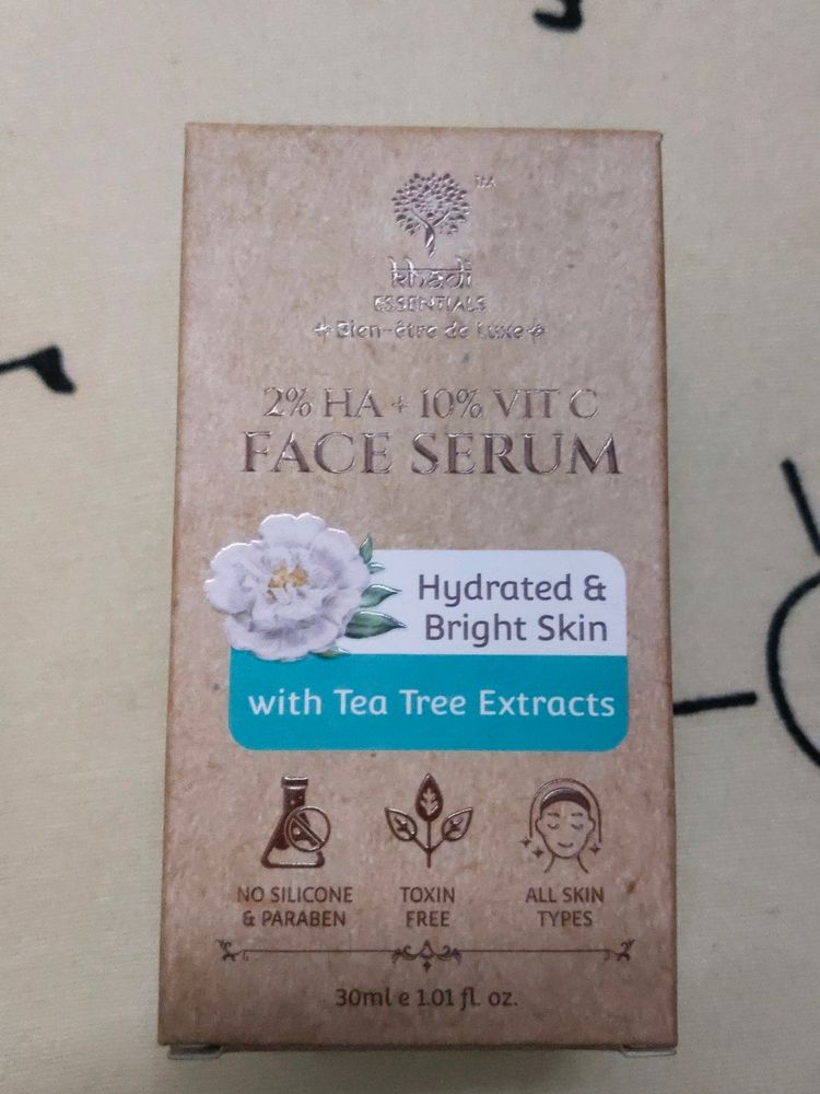 Khadi Essentials 2% HA + 10% Vitamin C Face Serum