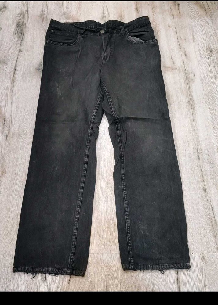 Cs0396 John Noble Baggy Jeans Size 34