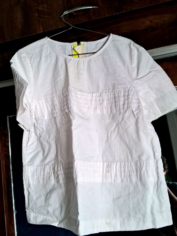 Brand New Without Tag White Top