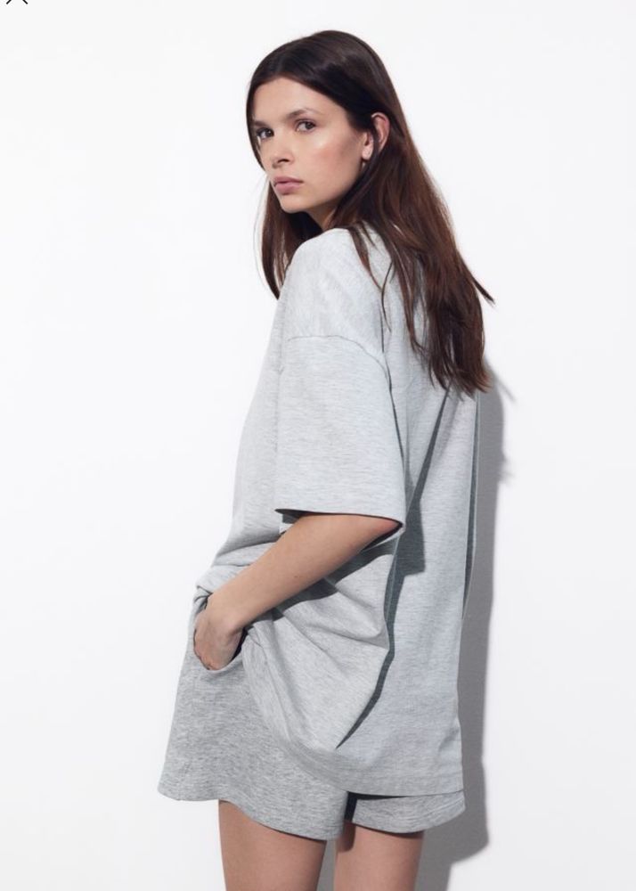 Plain grey Oversized Unisex T Shirt