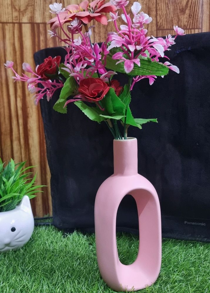 Pink Oval Vase.....