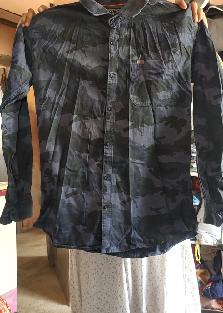 ARMY STYLE SHIRT L SIZE FOR MEN