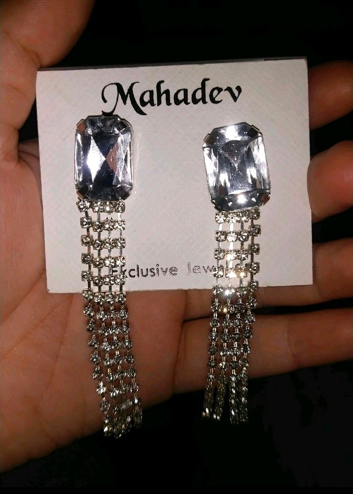 Silver Stylish Earring