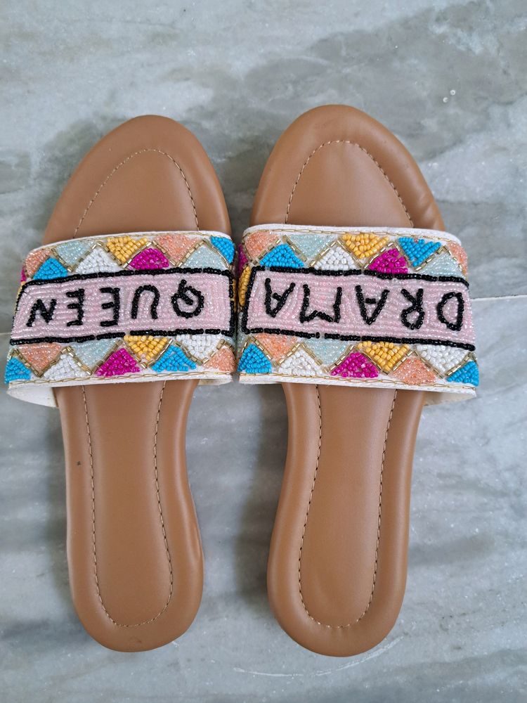 WOMEN 38 SIZE AND 24.5cm chappal