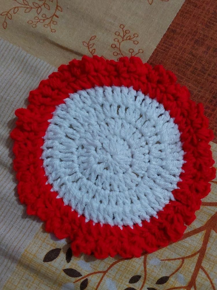 Single Crochet Tea Coaster 🍵 Small Size