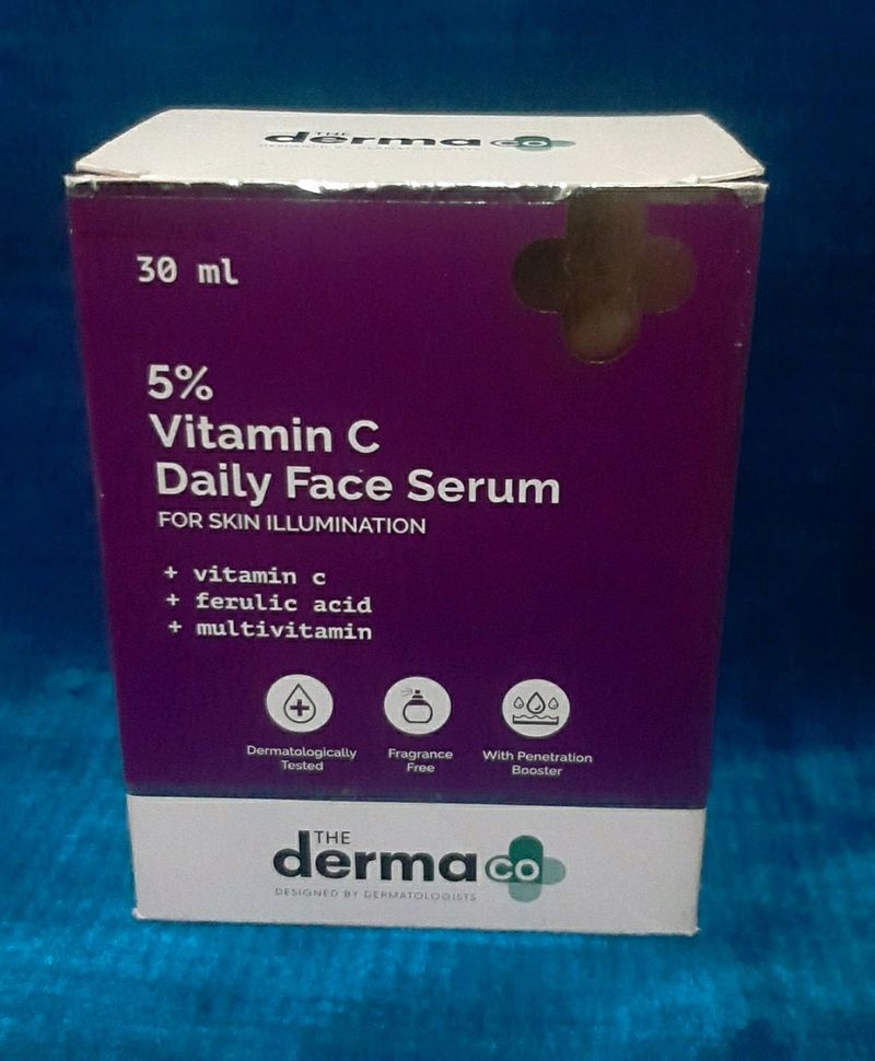 5% VITAMIN C  DAILY FACE SERUM THE DERMA CO