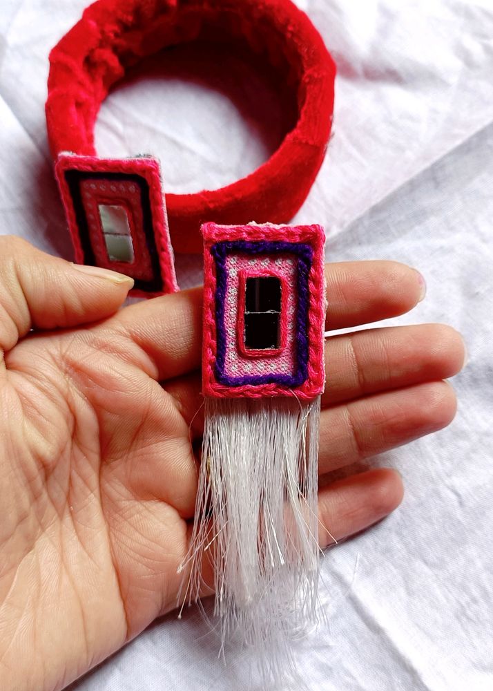 Handcrafted Fabric Earrings