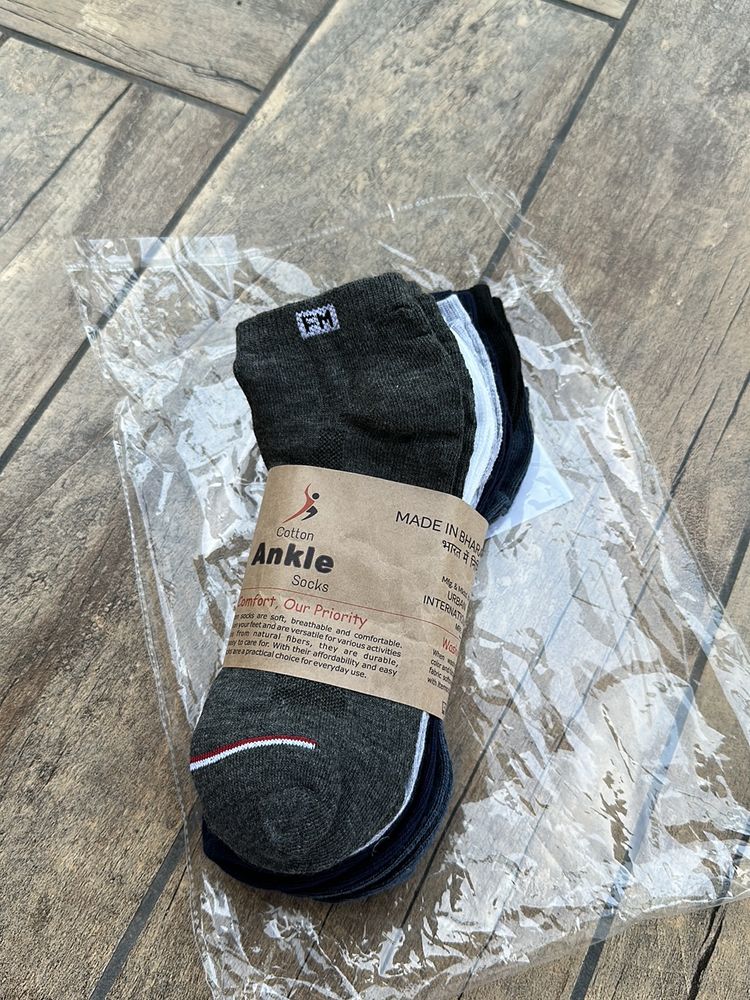 6 Pairs New Socks Combo With Tag