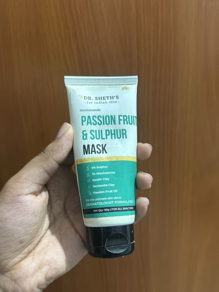 Dr Sheths Passion Fruit And Sulphur Face Mask