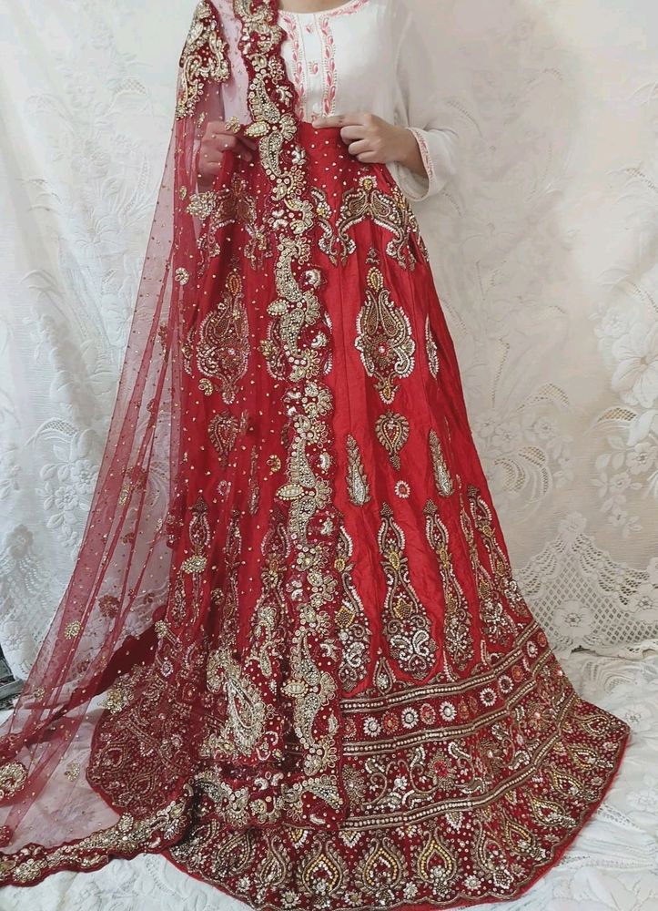 Beautiful Silk Lehenga❤️ With Dupatta