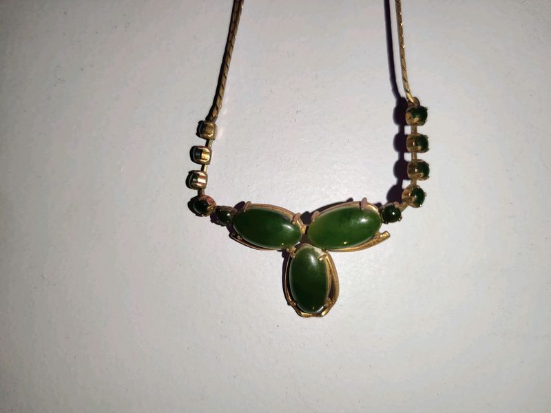 Green necklace