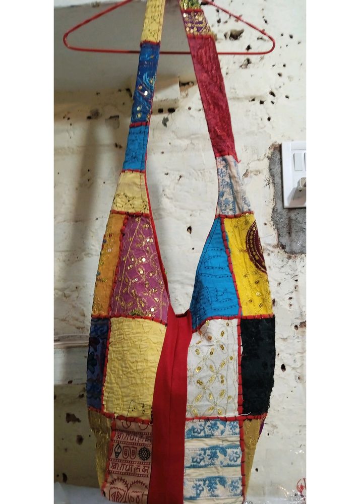 Handmade Patchwork Jhola Bag