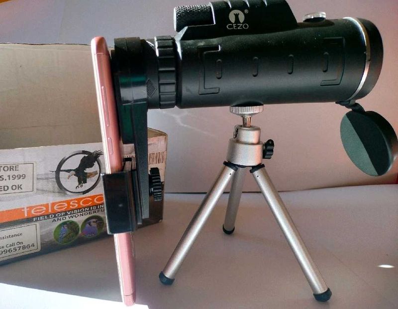 Telescope With Tripod And Mobile Holder