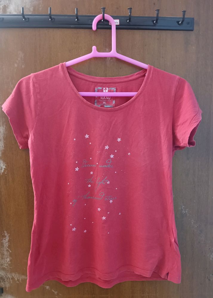 Red Star Printed T-shirt