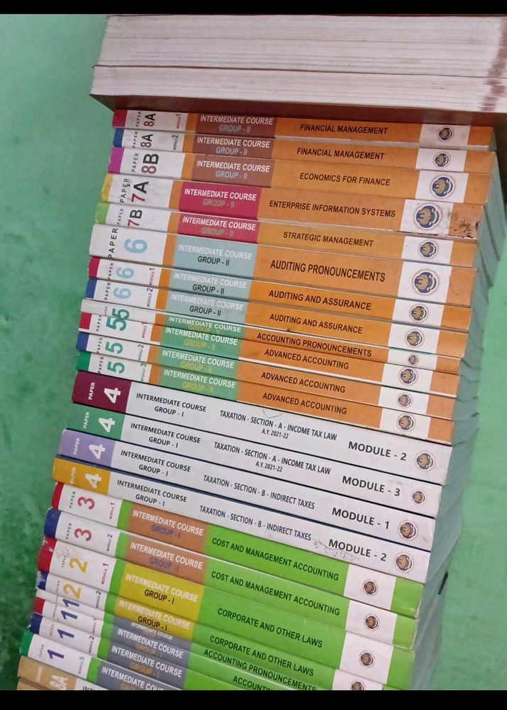 CA Intermediate Both Group Books Old Edition