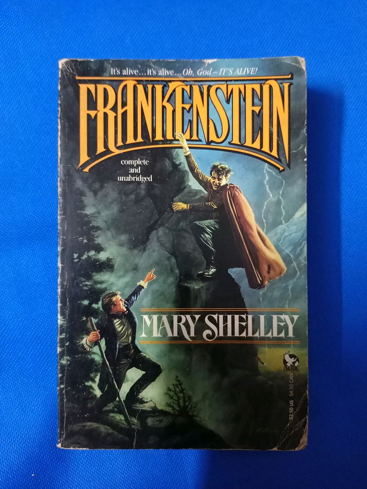 Book Title: Frankenstein -Mary Shelley