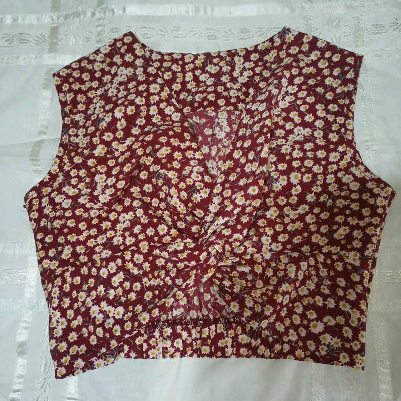 Crop Top Floral