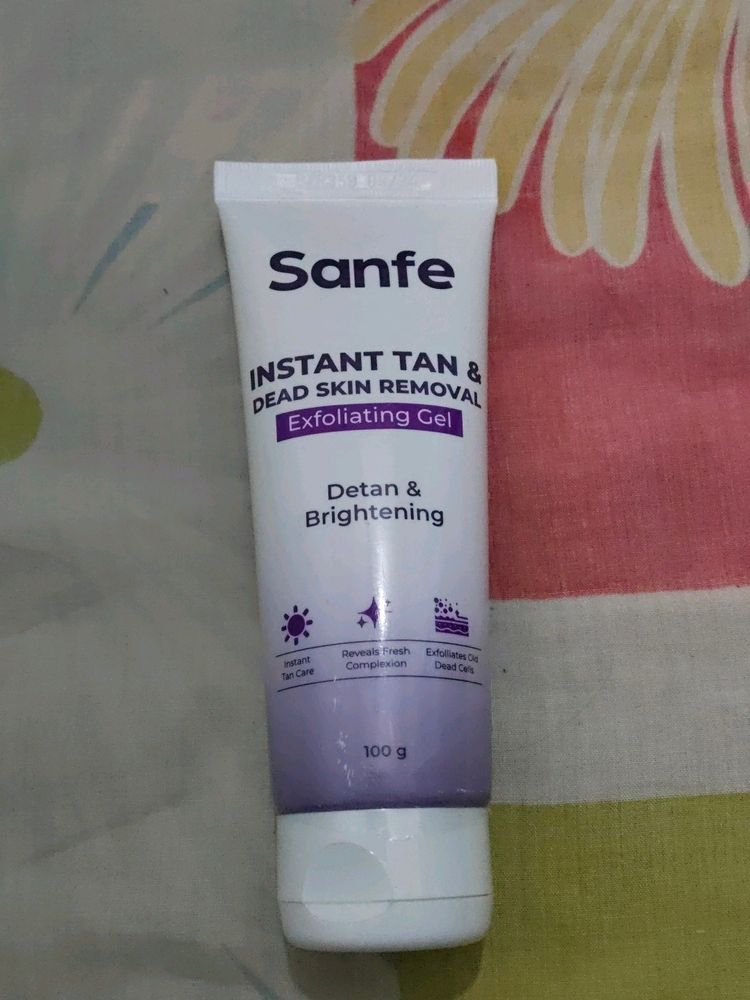 Instant Tan And Dead Skin Removal, Exfoliating gel