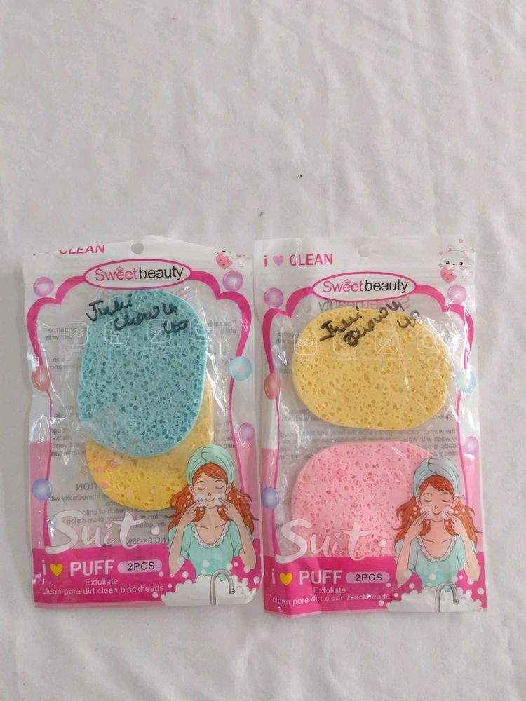 GOLD MAX Makeup Washing Puff Face Cleansing Sponge