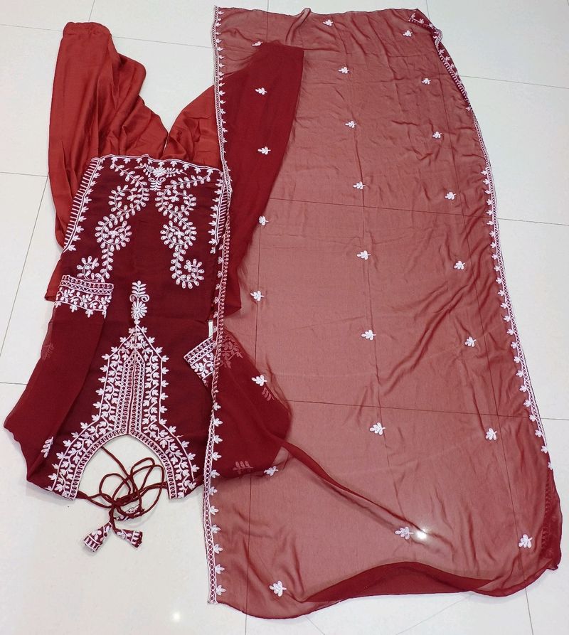 Patiala Suit Salwar With Full Size Dupatta