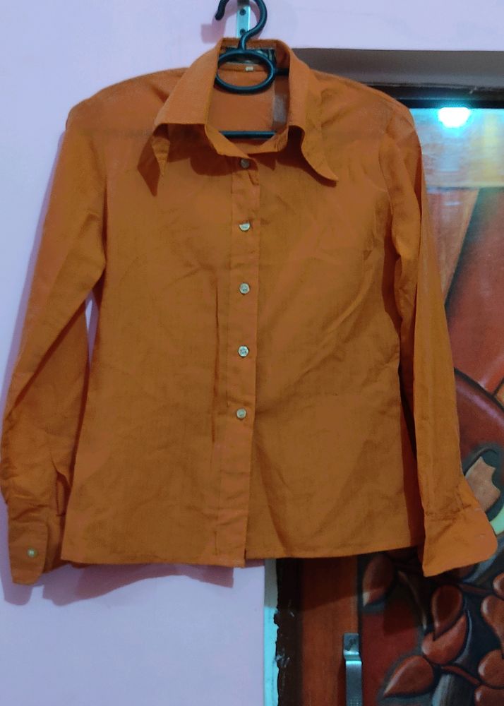 Casual Shirt Orange