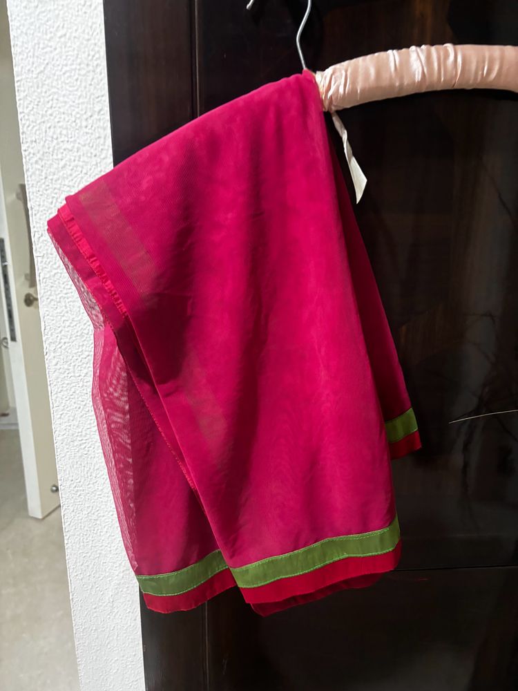 Cherry Colour Dupatta