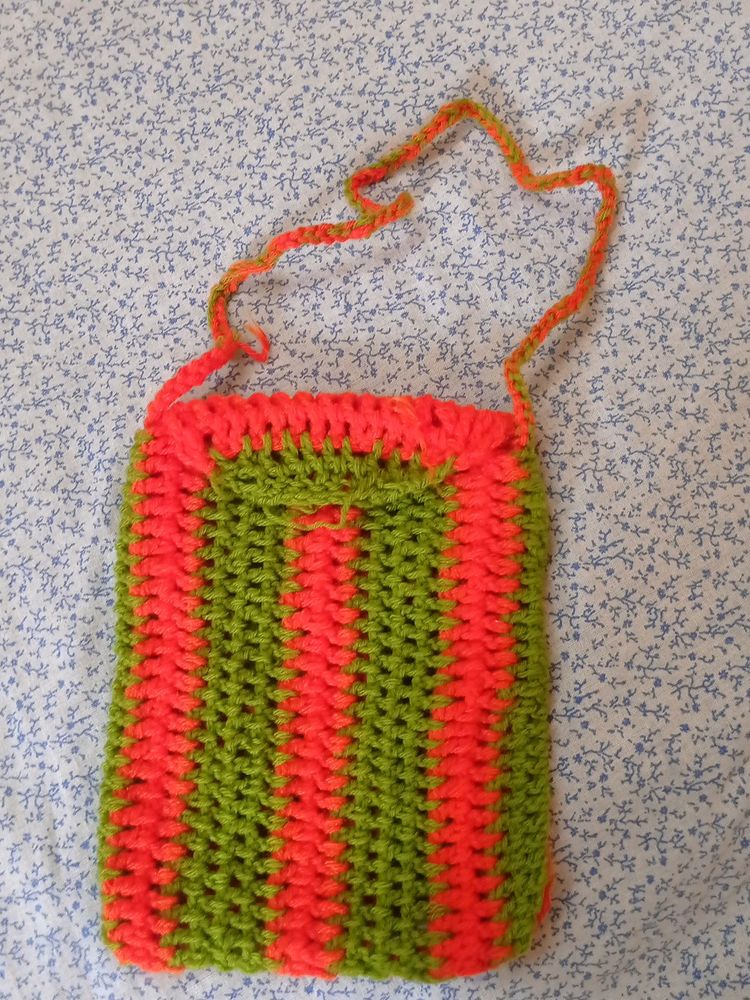 Hand Made Crochet Phone Bag