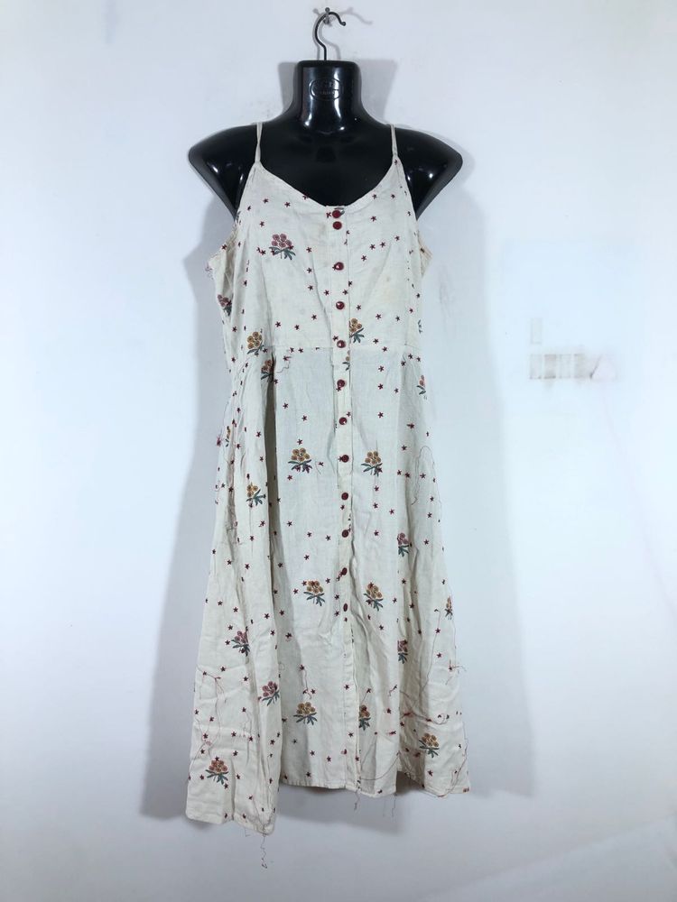 Off White Emboridered Dress(Women’s)