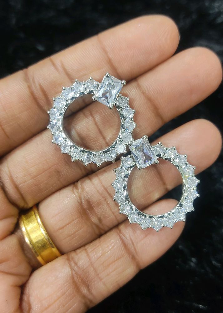 Amrican Diamond Earring New