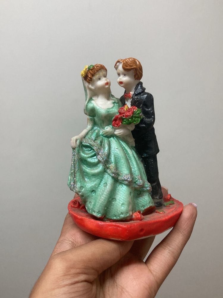 hard silicon rubber wedding couple