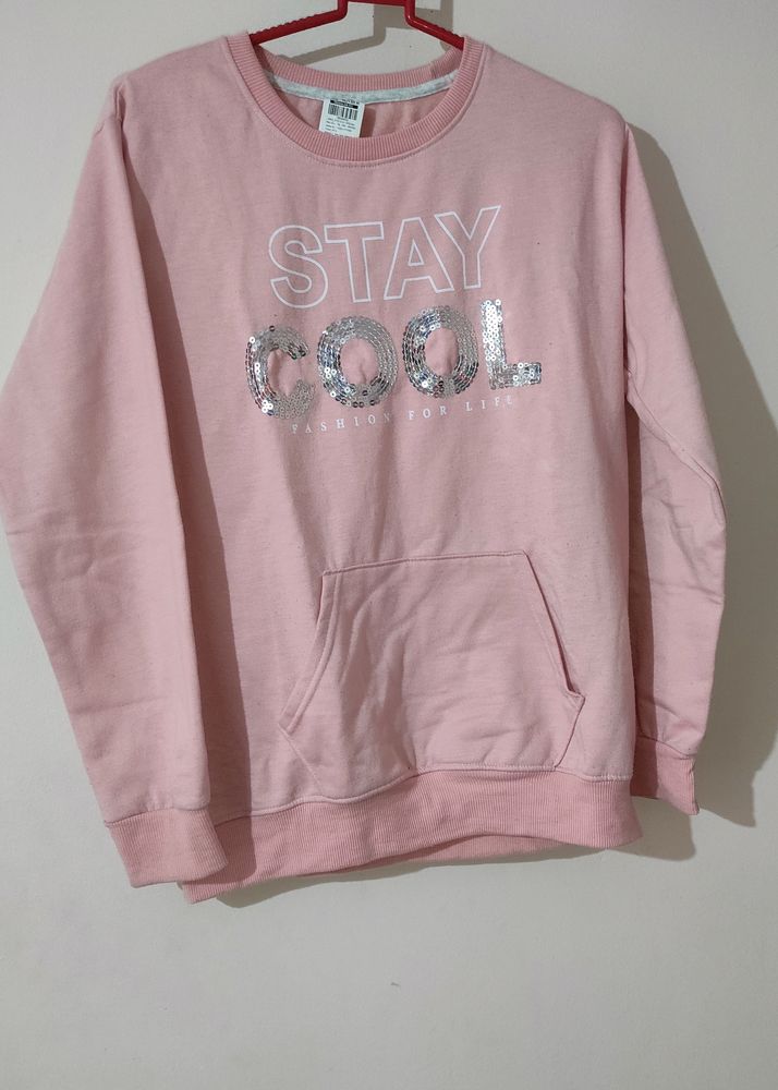 Peach Sweat Shirt.