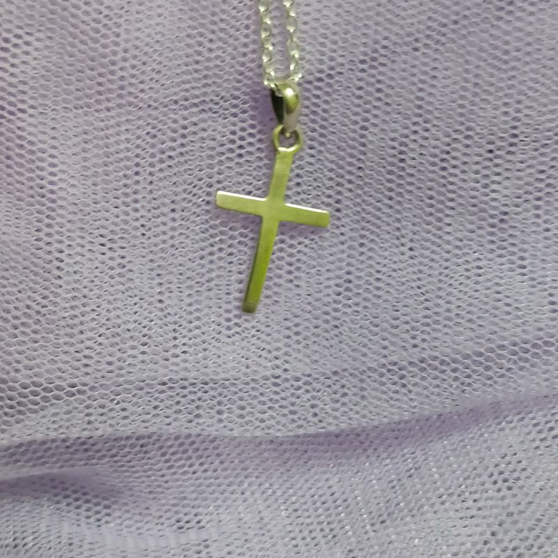 Pure Silver Cross Pendant